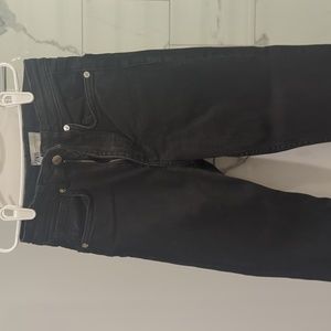 Zara Women's Black Fringe Jeans - Sz 4